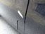 Traces of impact on door edge front left
