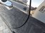 Traces of impact on door edge back left