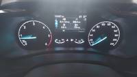 View of instrument panel