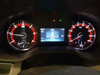 View of instrument panel