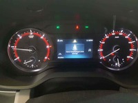 View of instrument panel