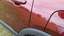 Traces of impact on door edge back left