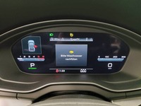 View of instrument panel