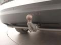 View of trailer tow-bar hitch