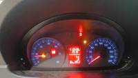 View of instrument panel