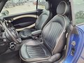 View of front seats