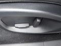 View of control buttons for electric seat adjustment