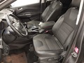 View of front seats