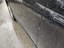 Traces of impact on door edge back right