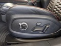 View of control buttons for electric seat adjustment