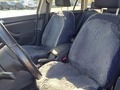 View of front seats