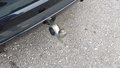 View of trailer tow-bar hitch