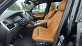 View of front seats