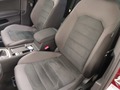 View of front seats