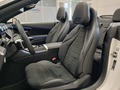 View of front seats