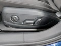View of control buttons for electric seat adjustment