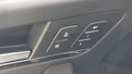 View of control buttons for electric seat adjustment