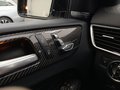 View of control buttons for electric seat adjustment