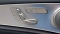 View of control buttons for electric seat adjustment