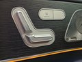 View of control buttons for electric seat adjustment
