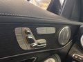View of control buttons for electric seat adjustment