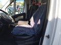 View of front seats