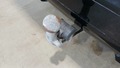 View of trailer tow-bar hitch