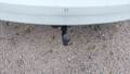 View of trailer tow-bar hitch
