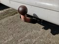 View of trailer tow-bar hitch