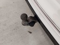 View of trailer tow-bar hitch