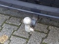 View of trailer tow-bar hitch