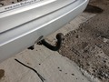 View of trailer tow-bar hitch