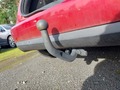 View of trailer tow-bar hitch