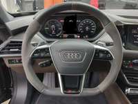 View of steering wheel