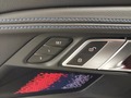 View of control buttons for electric seat adjustment