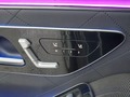 View of control buttons for electric rear seat adjustment