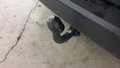 View of trailer tow-bar hitch