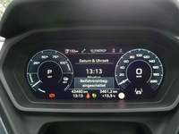 Pohled na přístrojovou desku