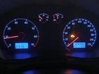 Pohled na přístrojovou desku