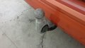 View of trailer tow-bar hitch