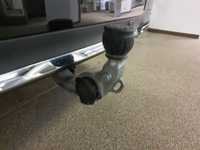 View of trailer tow-bar hitch