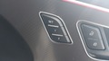 View of control buttons for electric seat adjustment