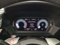 View of instrument panel