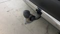 View of trailer tow-bar hitch