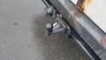 View of trailer tow-bar hitch