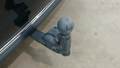 View of trailer tow-bar hitch