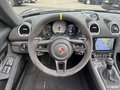 View of steering wheel