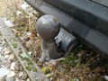 View of trailer tow-bar hitch