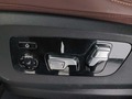 View of control buttons for electric seat adjustment
