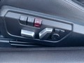 View of control buttons for electric seat adjustment